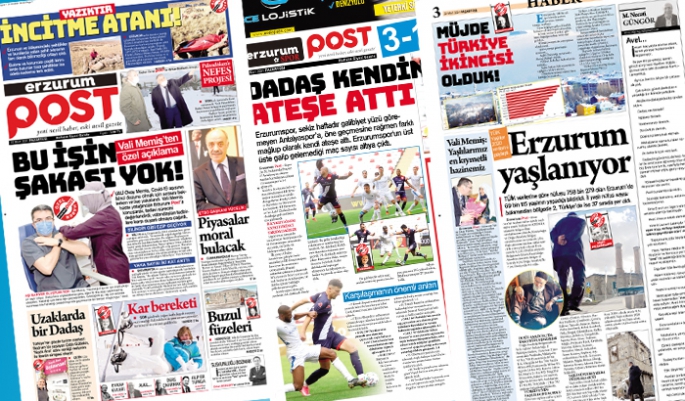 Erzurum Post'un  2.Sayısı çıkt! İşte e-gazete!