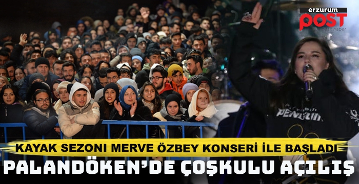 Palandöken'de kayak sezonu konserle başladı
