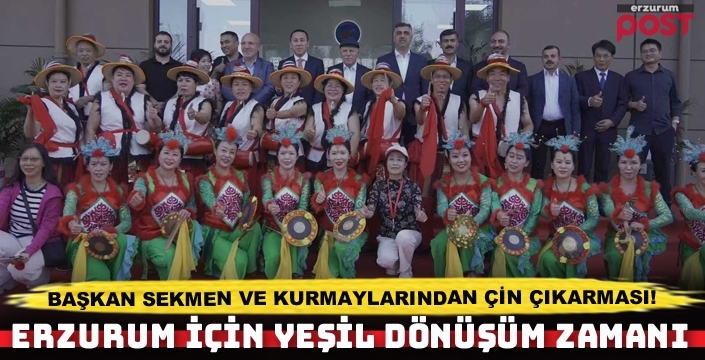 Başkan Sekmen ve kurmaylarından Çin çıkarması