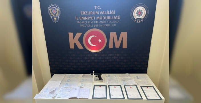 Erzurum'da tefecilik operasyonu: 5 gözaltı, 3 tutuklama