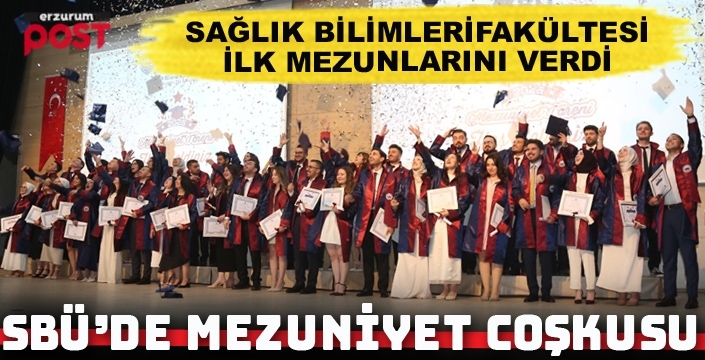 Erzurum SBÜ ilk mezunlarını verdi: 45 genç hekim tarihe geçti