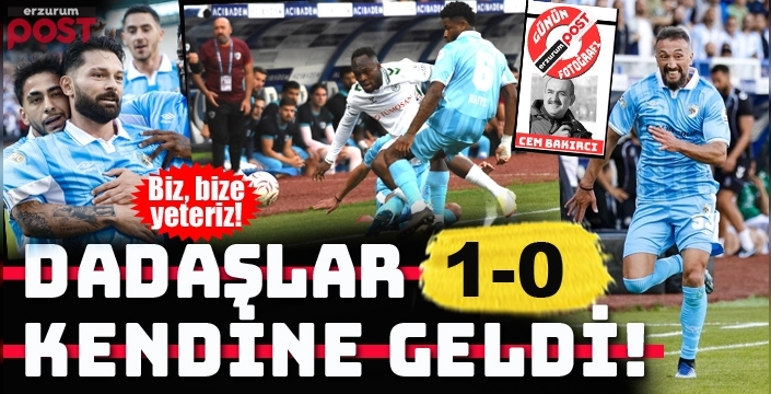 Erzurumspor'da Eren Tozlu attı... Dadaşlar kendine geldi:1-0