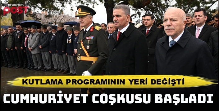 Erzurum’da Cumhuriyet’in 103. yılı kutlamaları başladı