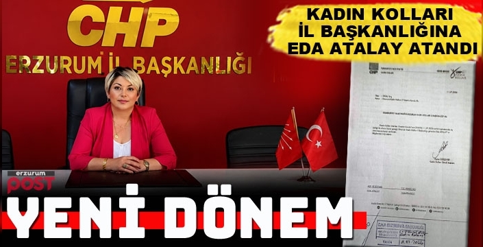 CHP Erzurum Kadın Kolları'nda görev değişimi