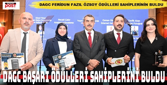 DAGC Feridun Fazıl Özsoy Ödülleri sahiplerini buldu
