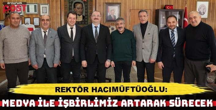 DAGC ve DGF yönetiminden Rektör Hacımüftüoğlu'na ziyaret