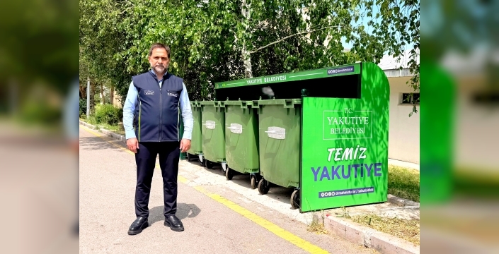 Hem Çevre Dostu hem estetik: Yakutiye'de konteynerler yenilendi.