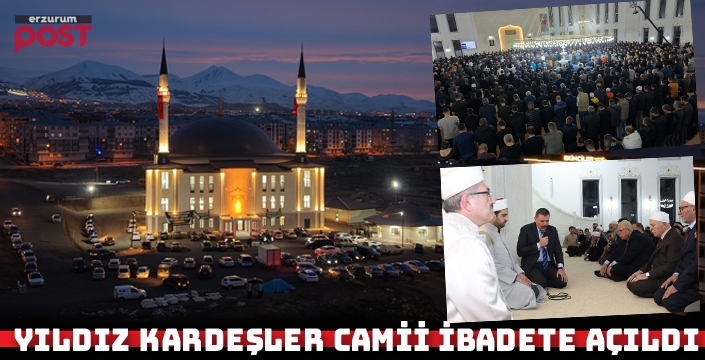 Şükrüpaşa Yıldız Kardeşler Camii ibadete açıldı