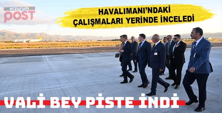 Vali Baruş: Çalışmalar kış sezonuna kadar tamamlanmalı